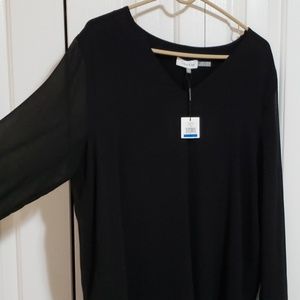 Calvin Klein womens top blouse shirt